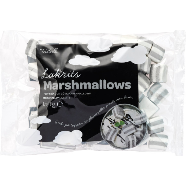 Treatville Marshmallows Lakrits
