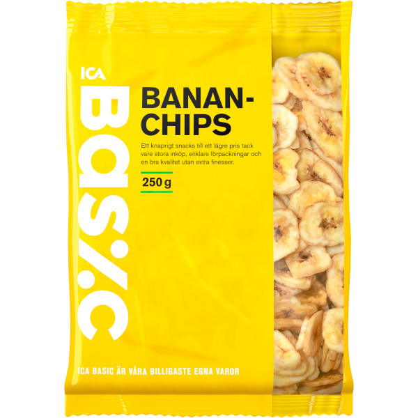 ICA Basic Bananchips