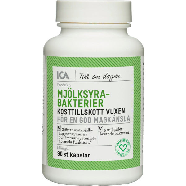 ICA Apotek Hjärtat Mjölksyrabakterier Vuxen