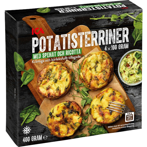ICA Potatisterriner Spenat & Ricotta