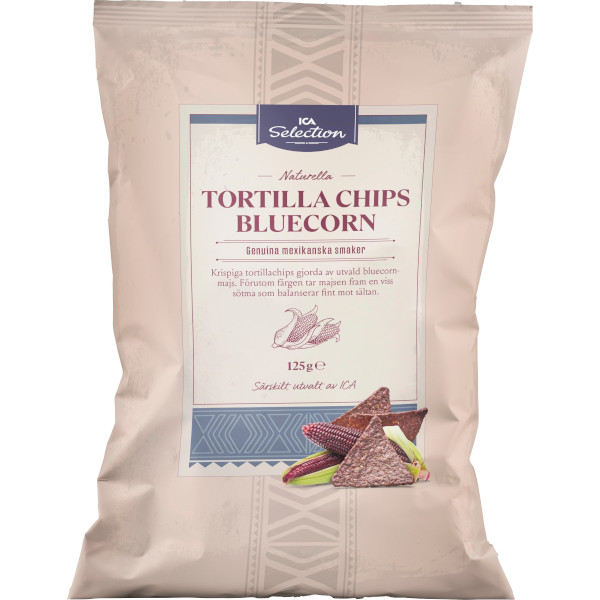 ICA Selection Tortillachips Bluecorn