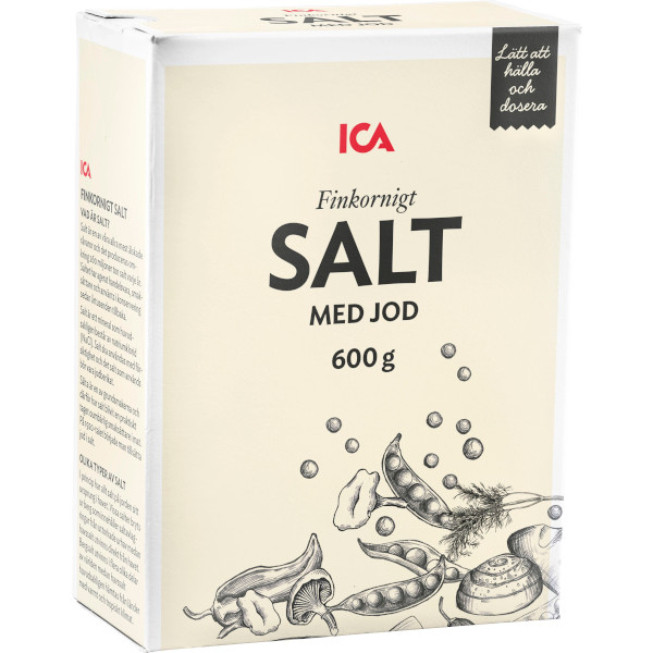 ICA Salt Finkornigt Jod