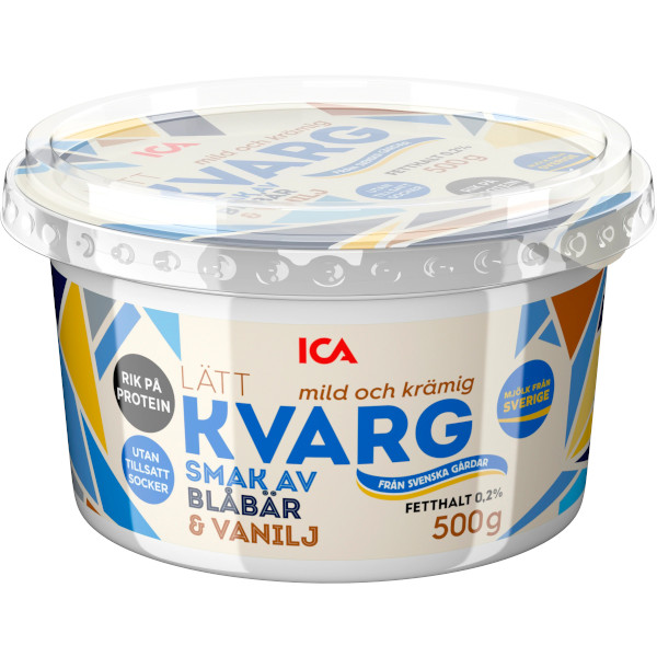 ICA Lättkvarg Blåbär & Vanilj UTS