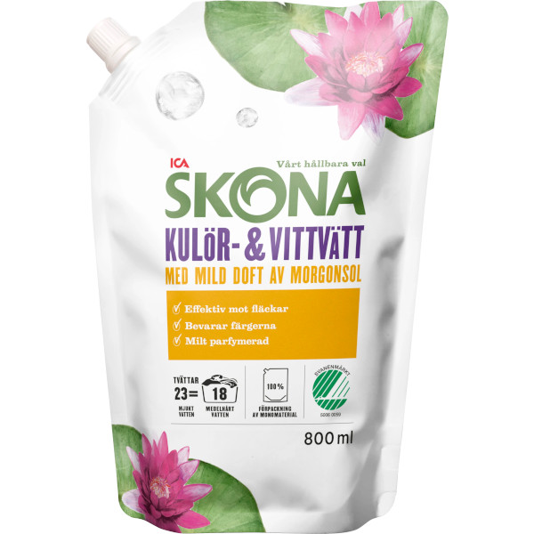 ICA Skona Kulör & Vittvätt Flytande Morgonsol