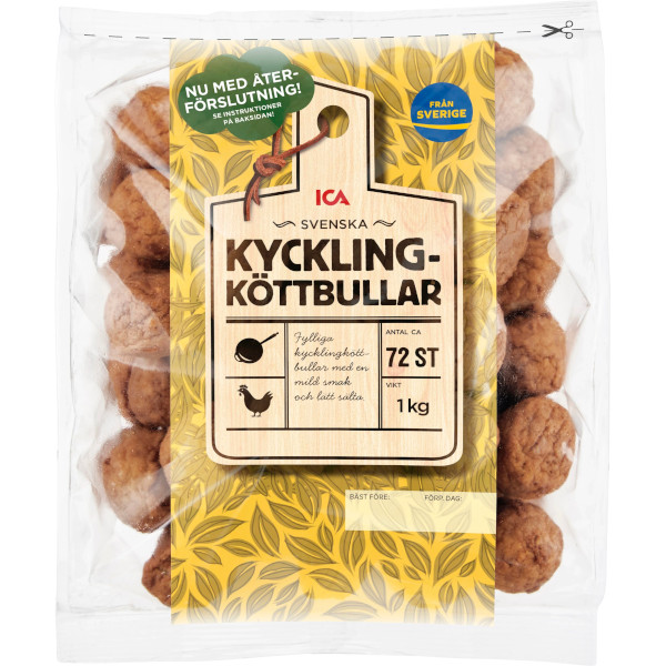 ICA Kycklingköttbullar