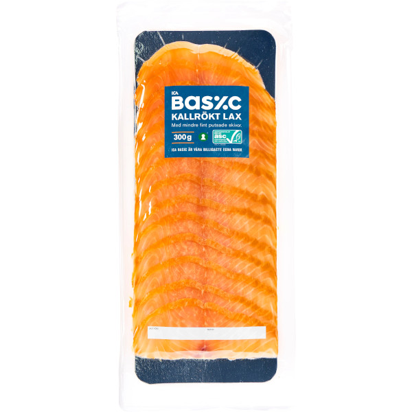 ICA Basic Lax Kallrökt Skivad