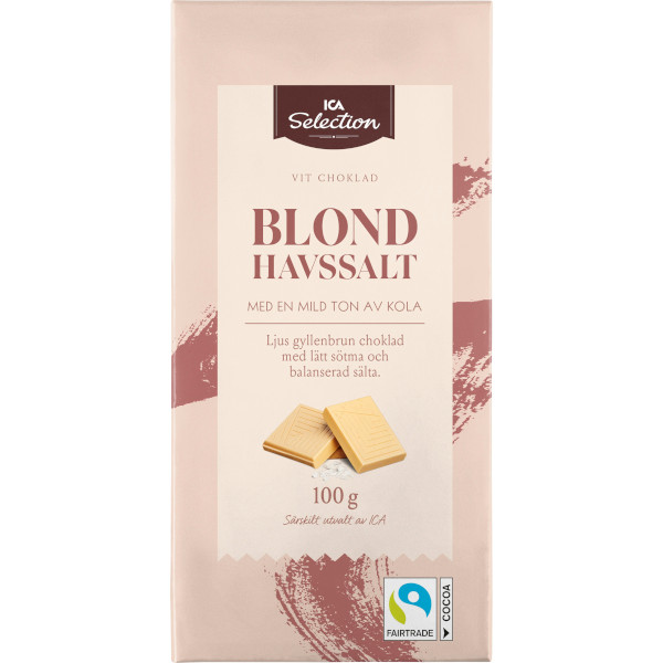 ICA Selection Vit Choklad Blond Havssalt