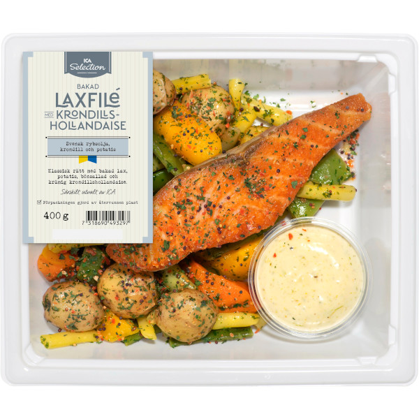 ICA Selection Bakad Laxfilé & Krondillshollandaise