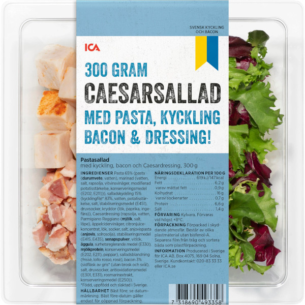 ICA Pastasallad Caesarsallad