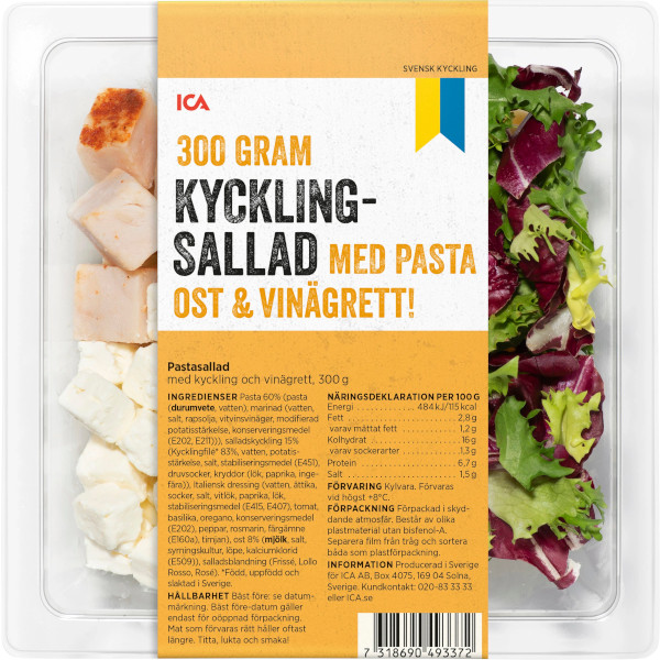 ICA Pastasallad Kyckling