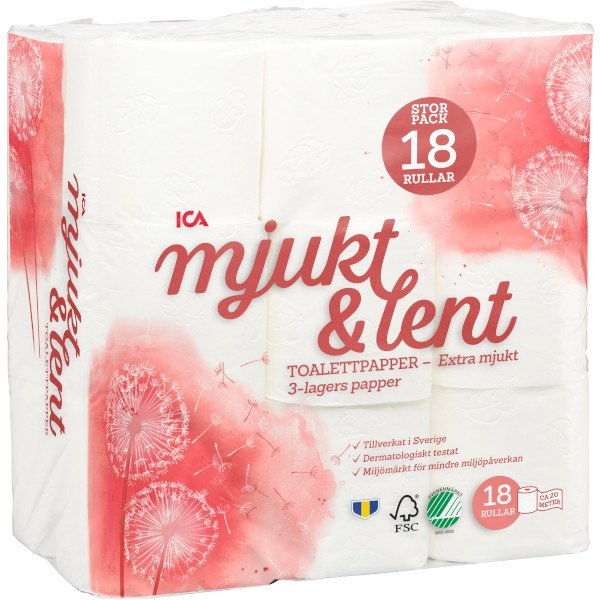 ICA Toalettpapper Mjukt & Lent
