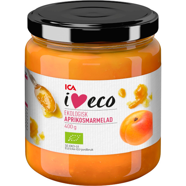 ICA I Love Eco Aprikosmarmelad Ekologisk
