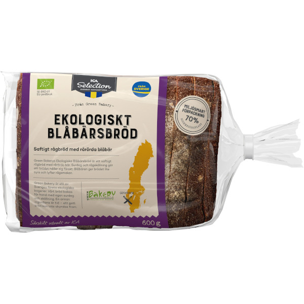 ICA Selection Blåbärsbröd Ekologiskt