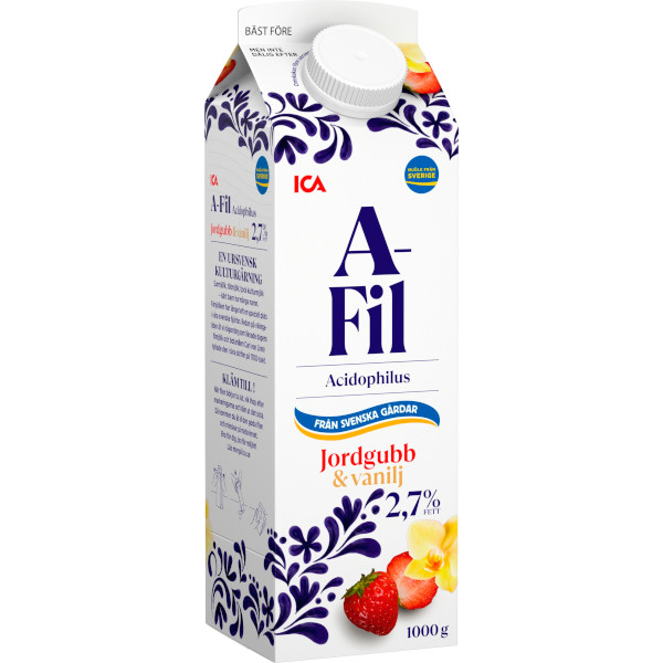 ICA A-Fil Jordgubb & Vanilj