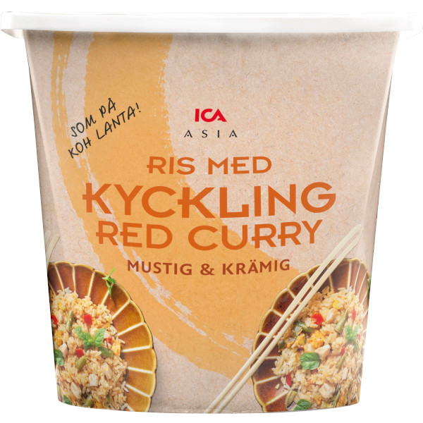 ICA Asia Ris & Kyckling Red Curry