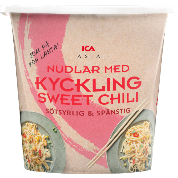 ICA Asia Nudlar & Kyckling Sweet Chili