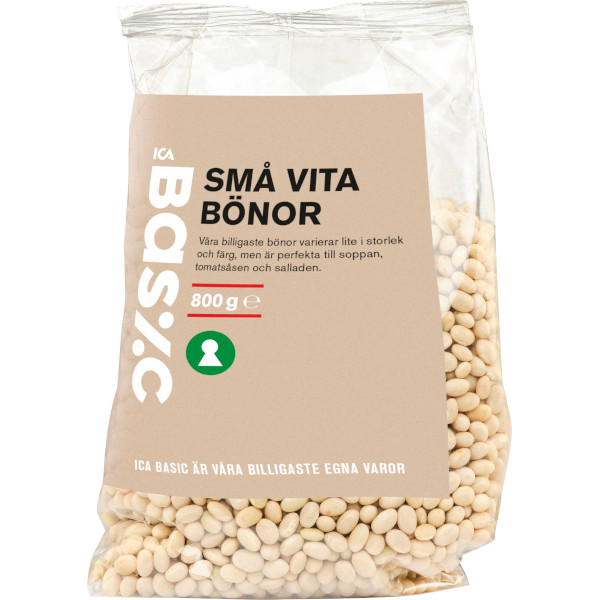 ICA Basic Små Vita Bönor