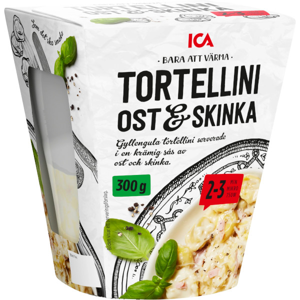ICA Tortellini Ost & Skinka