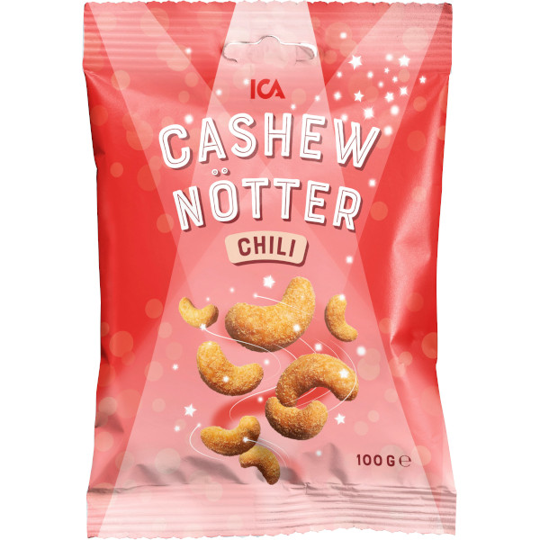 ICA Cashewnötter Chili