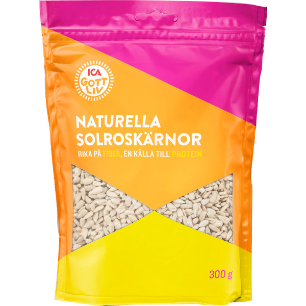 ICA Gott Liv Solroskärnor Naturella