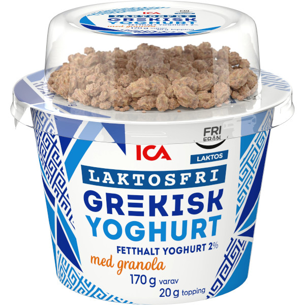ICA Grekisk Yoghurt Laktosfri & Granola