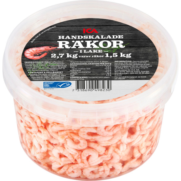 ICA Räkor Handskalade Lake
