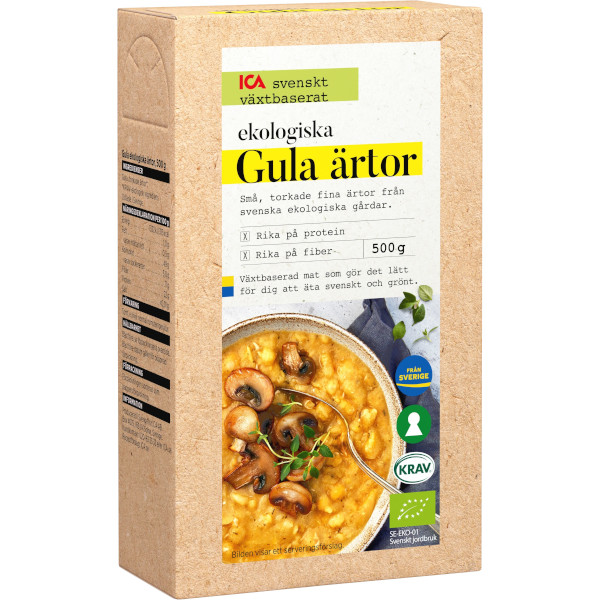 ICA Gula Ärtor Ekologiska