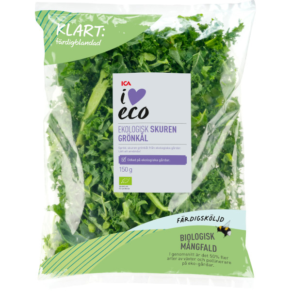 ICA I Love Eco Grönkål Skuren Ekologisk