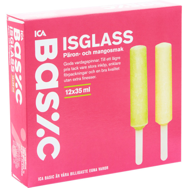 ICA Basic Isglass Päron/Mango