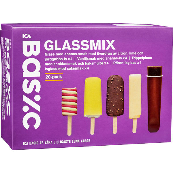 ICA Basic Glassmix Lila