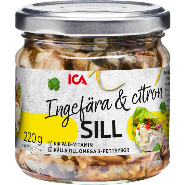 ICA Sill Ingefära & Citron