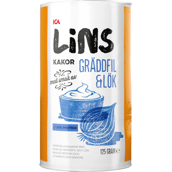 ICA Linskakor Gräddfil & Lök