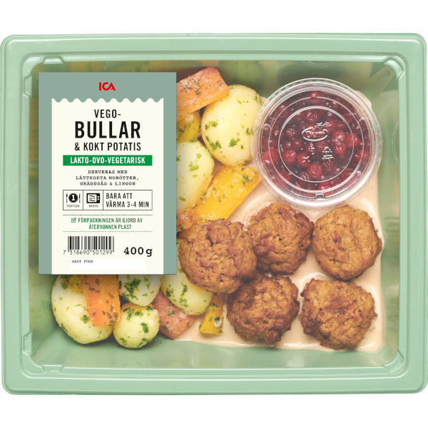 ICA Vegobullar & Kokt Potatis