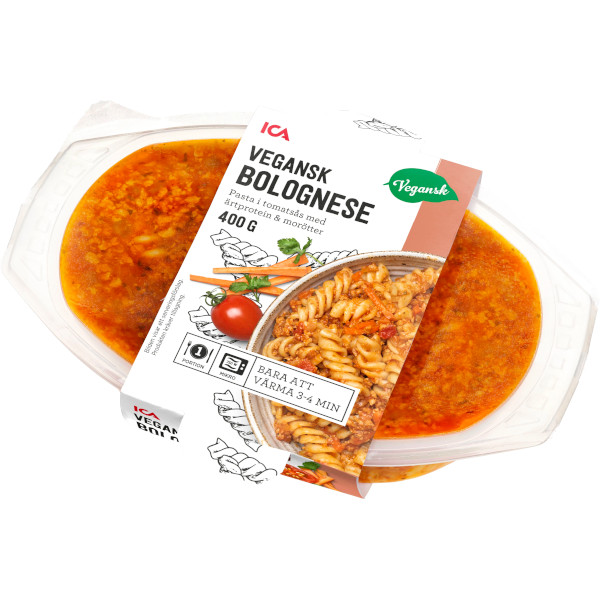 ICA Bolognese Vegansk