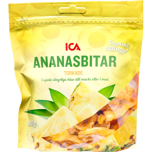 ICA Ananasbitar Torkade