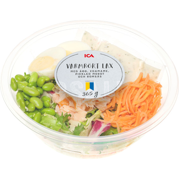 ICA Varmrökt Laxsallad