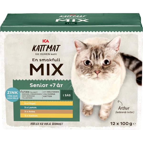 ICA Kattmat Mix Senior Sås