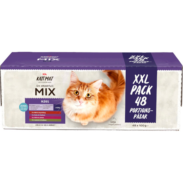 ICA Kattmat Mix Kött Sås
