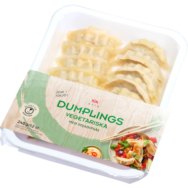 ICA Asia Dumplings Vegetariska