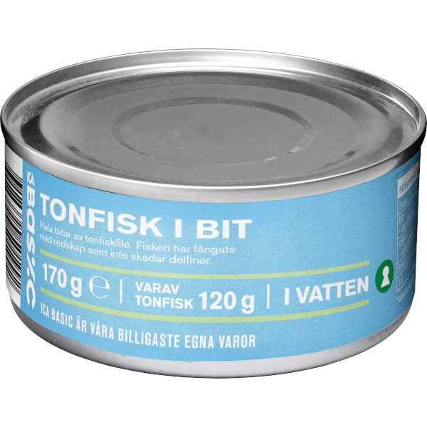 ICA Basic Tonfisk Bit Vatten