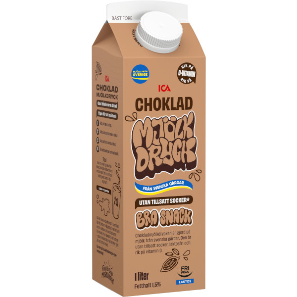 ICA Mjölkdryck Choklad UTS