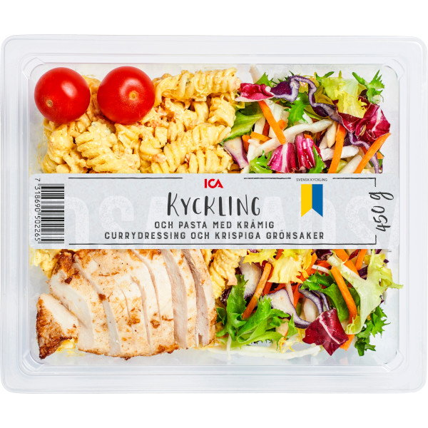 ICA Pastasallad Kyckling & Curry