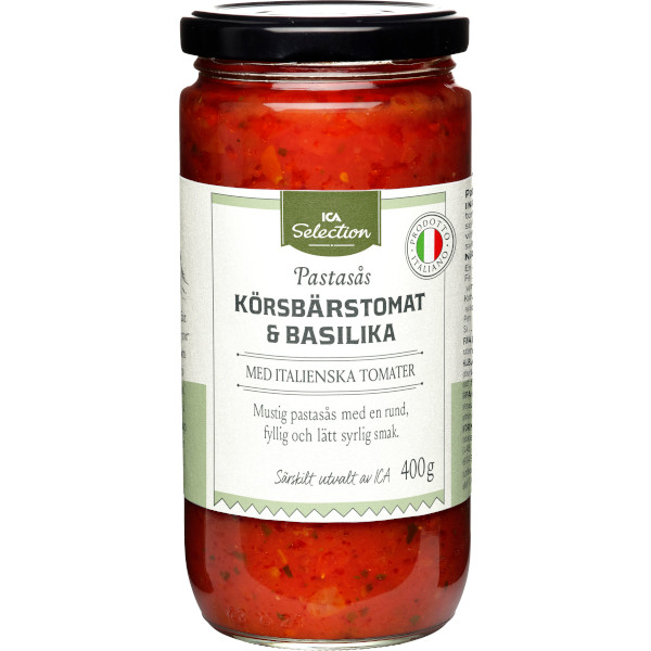 ICA Selection Pastasås Körsbärstomat & Basilika