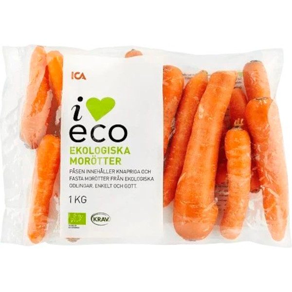 ICA I Love Eco Morötter Ekologiska
