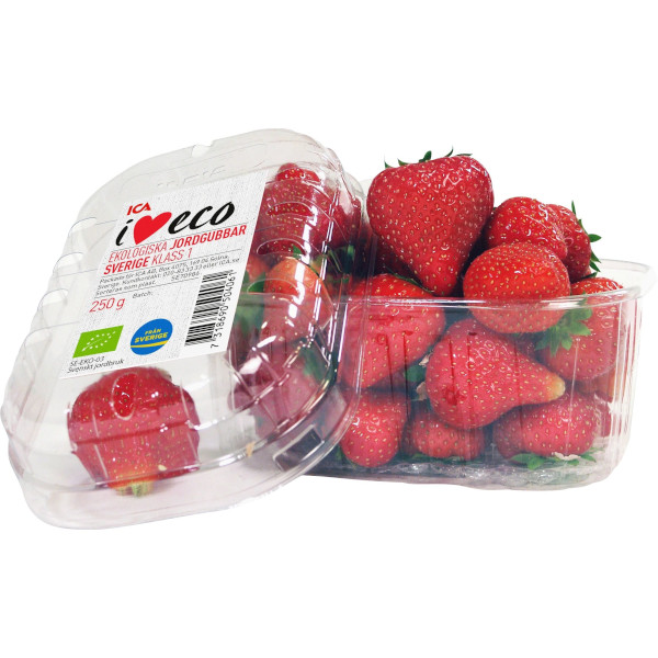 ICA I Love Eco Jordgubbar Ekologiska