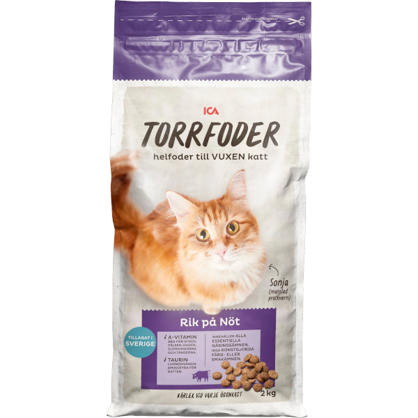 ICA Torrfoder Vuxen Katt Nöt