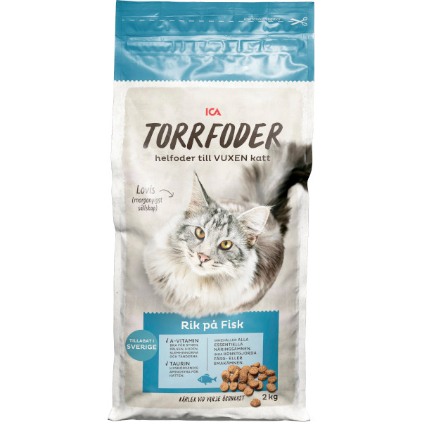 ICA Torrfoder Vuxen Katt Fisk