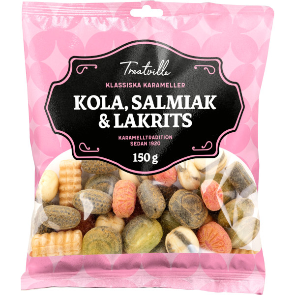 Treatville Karameller Kola/Salmiak/Lakrits