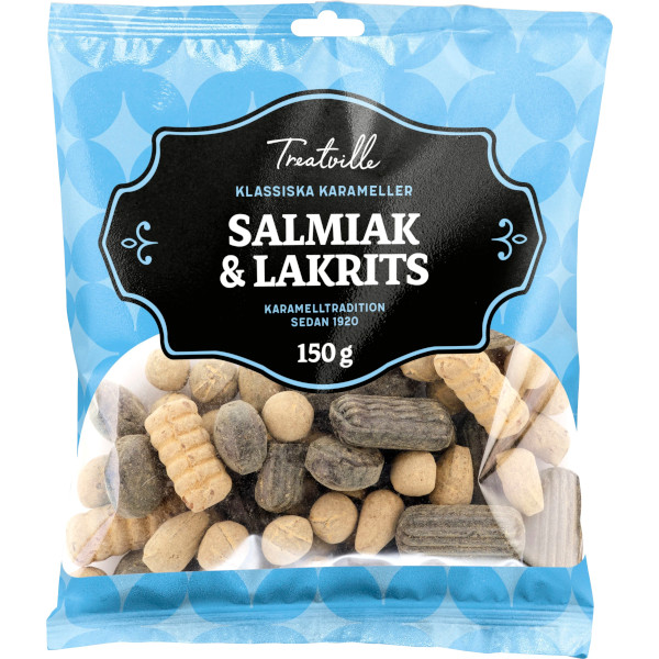 Treatville Karameller Salmiak & Lakrits