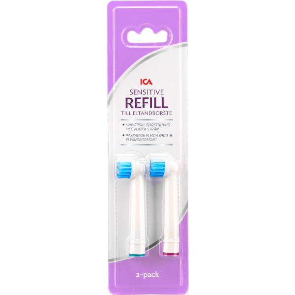 ICA Tandborsthuvuden Sensitive Refill